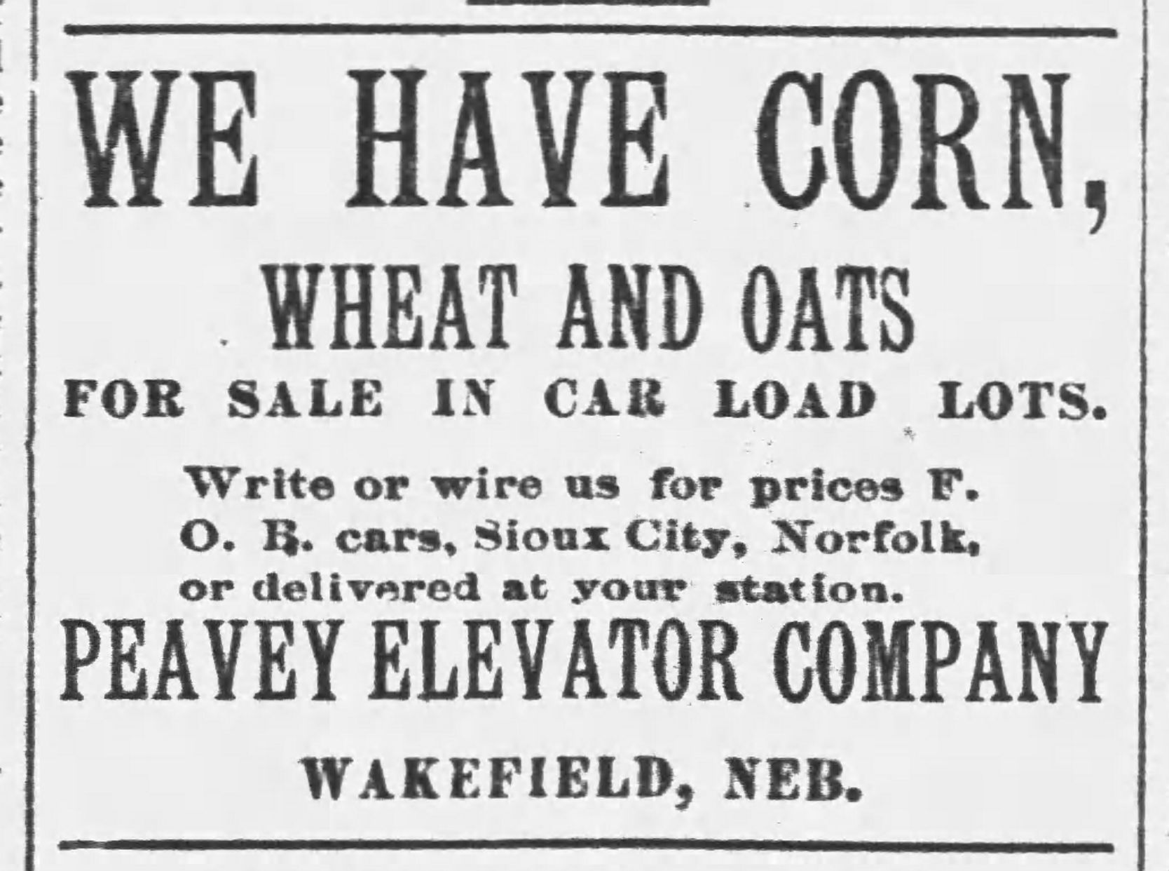 Journal ads from the old days: Oct. 17, 1894